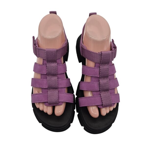 UGG womens  Sandals Size 6 Ashton Multistrap Pink Fuchsia Comfort Summer (41) - Picture 3 of 12